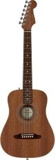  Fender California Standard Redondo Mini Sapele Top Acoustic Guitar in Natural Sapele 