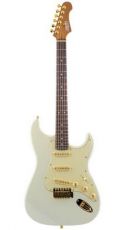 Jet Guitars JS-380 Olympic White Gold