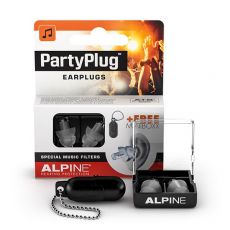 Alpine PartyPlug -korvatulpat, mustat