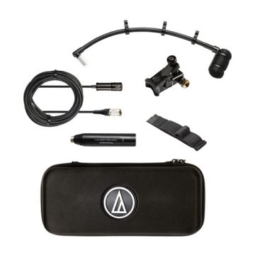 Audio-Technica ATM350UL Kard. Kond. Instrumenttimikrofoni yleisadapterilla, 22,5cm joutsenkaula (käytetty)