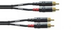 Cordial CFU1,5CC RCA / RCA stereokaapeli, 1,5m