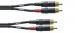 Cordial CFU1,5CC RCA / RCA stereokaapeli, 1,5m