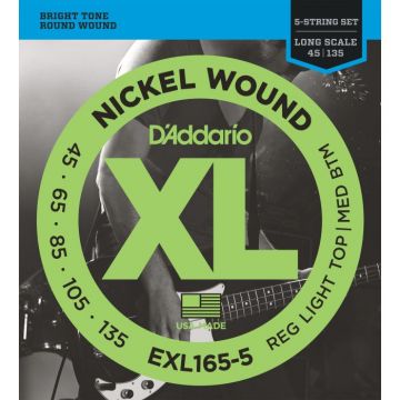 D'ADDARIO BASSONKIELISARJA 45-135 LONG 5-KIELISELLE