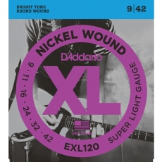 D'Addario EXL120 sähkökitaran kielisarja