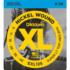 D'Addario EXL125 sähkökitaran kielisarja