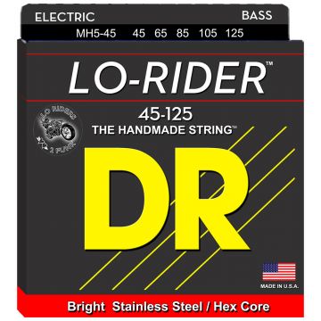 DR Strings Lo-Rider MH5-45 (45-125) 5-kielisen sähköbasson kielisetti