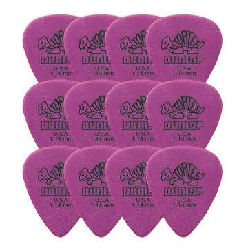 12-pack Dunlop Tortex 1.14mm 12-pack