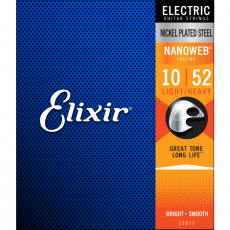 Elixir Nanoweb 10|52 Light Heavy Sähkökitaran kielet