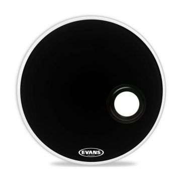 Evans 20" Bassorumpukalvo EMAD Reso Blk