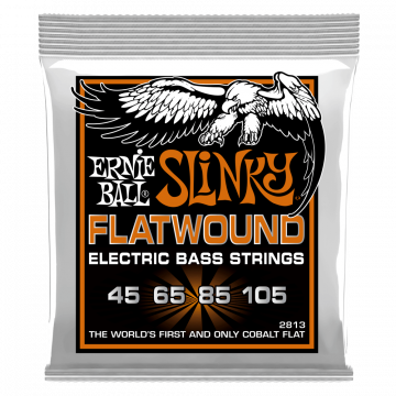 Ernie Ball 2813 Flatwound Cobalt Bass 45-105