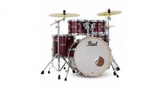 20" Pearl Export EXX705 Black Cherry Glitter w/Stands & Cymbals Rumpusetti