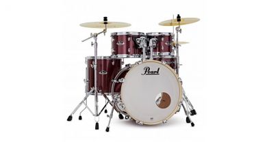20" Pearl Export EXX705 Black Cherry Glitter w/Stands & Cymbals Rumpusetti