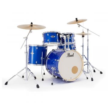 20" Pearl Export EXX705 High Voltage Blue w/Stands & Cymbals Rumpusetti