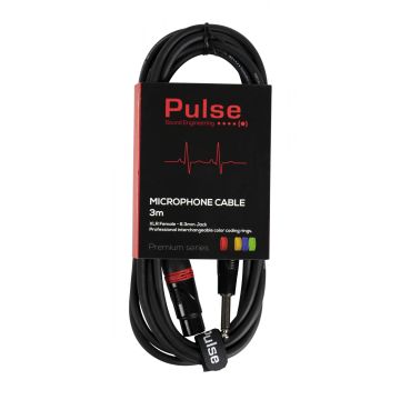 Pulse Microphone Cable 3M 1/4 Jack/XLR