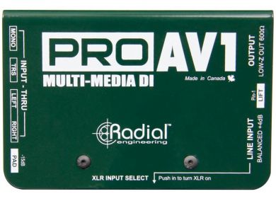 Radial ProAV1 Passive DI Box