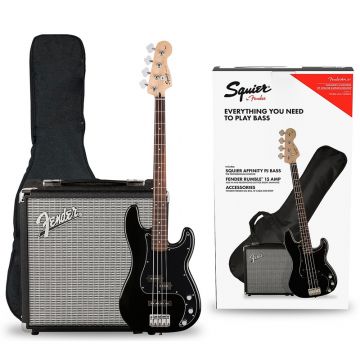 Squier Affinity PJ-Bass + Rumble 15 pack