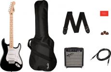 Squier Sonic Stratocaster BLK -sähkökitarapaketti